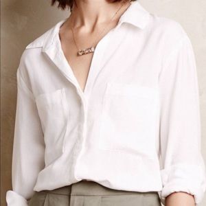 Cloth & Stone White Button-Down